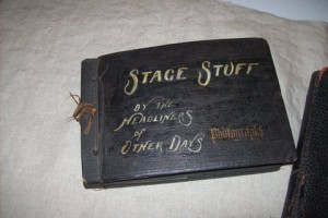 "Stage Stuff" scrapbook by the cast from Ann Arbor.