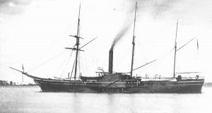USS Michigan, ca. 1850. Image courtesy of the United States Navy.