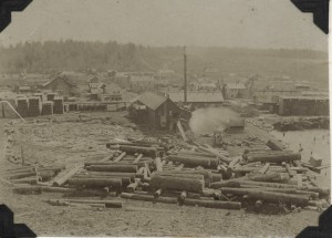 Mayfield in 1901, when "Pine was King." Image courtesy of the Floyd Webster Historical Photograph Collection, Kingsley Branch Library.