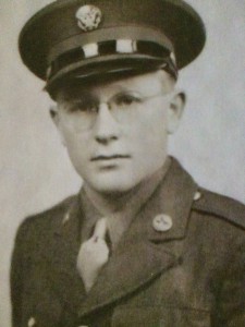 Arthur Hulkonen seved in the United States Army during World War II. Image provided by Karen Hilliard.
