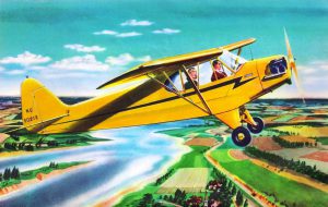 1946 advertisement of the Piper Cub. Image courtesy of David at "Remarkably Retro," http://dtxmcclain.tumblr.com/post/4770323285/piper-cub-special-1946-the-worlds-most-popular
