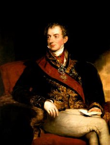 Painting of Count Metternich by Thomas Lawrence, now part of the Kunsthistorisches Museum Collection. The original work was first exhibited in 1815, but probably revised in 1818/9. Image courtesy of the Museum, and available at the Wikimedia Commons.
