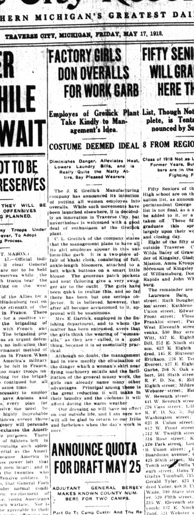 The Great Knickers Controversy of 1922 | Grand Traverse Journal